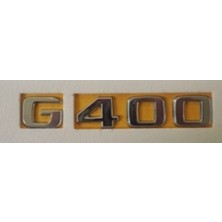 Mercedes Uyumlu Yazı G 400 Krom