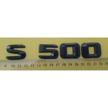 Mercedes Uyumlu Yazı S 500 Siyah