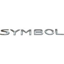 Renault Clio Symbol Monogram Arka Bagaj Kapı Yazısı Krom