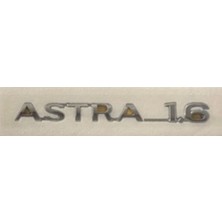 Opel Uyumlu Astra 1.6 Krom Yazı