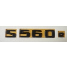 Mercedes Uyumlu Yazı S 560 E Siyah