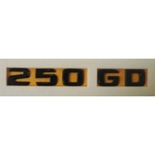 Mercedes Uyumlu Yazı 250 Gd Siyah