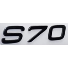 Volvo Uyumlu S70 Siyah Yazı
