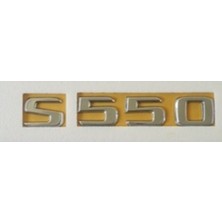 Mercedes Uyumlu Yazı S 550 Krom