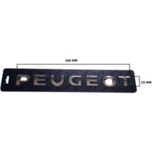 Peugeot Uyumlu Peugeot Krom Yazı 25*60 mm Partner