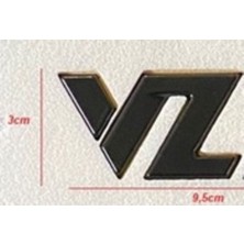 Seat Uyumlu Vz Siyah Yazı