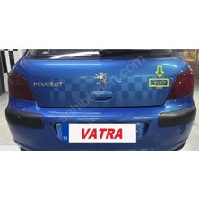307 1.4 Hdi Envy Uyumlu Peugeot ve 307 Krom Bagaj Yazısı 3m 3D Abs