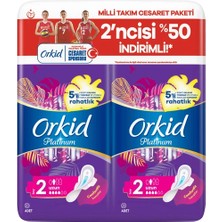 Orkid Platinum Hijyenik Ped Uzun 40'lı 3x40=120 Adet