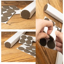 Hamadex 20×20 mm Yapışkanlı  Kare Keçe Mobilya Ayağı Koruyucu – 50'li Paket (Masa, Sandalye, Koltuk, Sehpa, Zemin Koruyucu ve Gürültü Önleyici Kare Keçe)