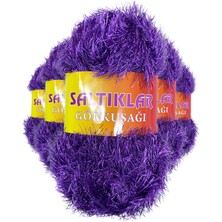 Saltıklar 5 Adet Gökkuşağı El Örgü Ipi Yünü 30