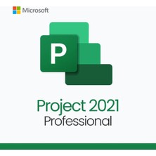 Microsoft Project 2021 Professional – 2 Bilgisayar Için Ömür Boyu Lisans