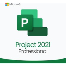 Microsoft Project 2021 Professional – 5 Bilgisayar Için Ömür Boyu Lisans