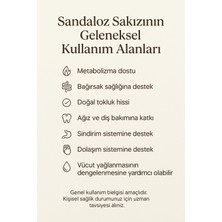 Doğal Sandaloz Sakızı 60 gr -Elma Sirkesi ile Kullanıma Uygun - Katkısız