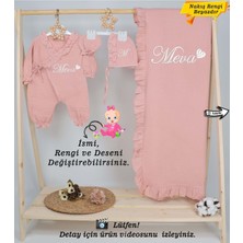 4katlı Müslin 3'lü Kimono Bağcıklı Tulum %100PAMUK Hastane Çıkışı
