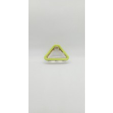 Yeşil Renk Üçgen Mandal Toka