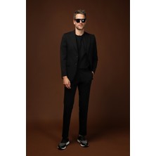 Slim Fit Dar Kesim Klasik Takım Elbise