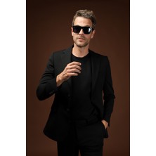 Slim Fit Dar Kesim Klasik Takım Elbise