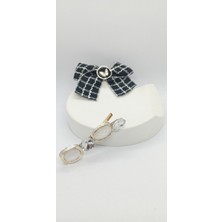 Fiyonklu ve Taşlı Pens Toka Seti (Siyah)