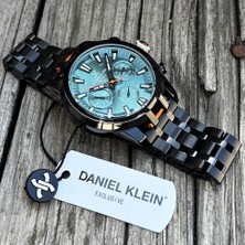 Exclusıve Fonksiyonlu Çelik Kordon 2 Yıl Garantili Erkek Kol Saati Doğal Taş Bileklik DKLNHB40