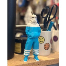 Stormtrooper Figür – Sokak Modası Temalı Dekoratif Biblo, Şehir Stili Kasklı Karakter Modeli