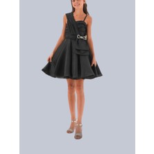 Miss Helina Kız Çocuk Abiye Elbise 11-15 Yaş Siyah