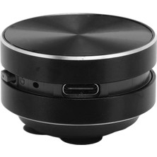 Bluetooth Kemik Iletimli Hoparlör Stereo Bas Taşınabilir Küçük Kablosuz Hoparlör Banyo Dış Mekan Siyah Için Vakumlu (Yurt Dışından)
