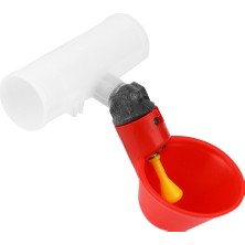 10 Adet Plastik Otomatik Kümes Hayvanları Kuş Su Içme Dağıtıcı Tavuk Su Tiryakisi Aracı (A) (Yurt Dışından)