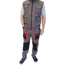 Teknik Harman Çok Cepli Yelek Pantolon Takım
