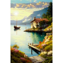 Aden Manzara Dekoratif  Kanvas Tablo