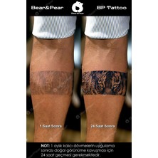 BP Tattoo 1 Ay Kalıcı Şerit Dövme Kol Bacak Bilek Vücut Dövmesi Kaplanlı Şerit Tattoo