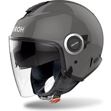 Aıroh Helyos Dark Grey Gloss Kask