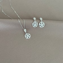 Kar Tanesi Kolye Set