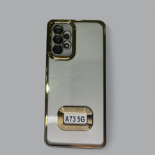 Samsung A73 5g Gold Detaylı  Kaliteli Silikon Telefon Kılıfı