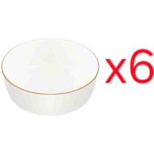 Porland Chopin Altın Yaldız Kase 6'lı 12 cm
