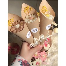 Bernami 3lü Papatya Mum Buketi Hediye Anneler Günü için Zarif Dekorasyon 3 Adet Çiçek