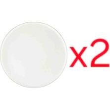 Porland Chopin Altın Yaldız 2'li Pasta Tabağı 21 cm