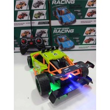 1:16/22 cm 800 Mah Full Fonksiyon Uzaktan Kumandalı Şarjlı Işıklı Duman Atan Hızlı Yarış Arabası