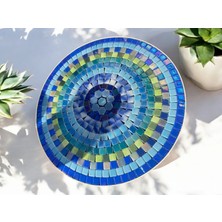 Ada Stili Mozaik Sehpa / Mavi-Yeşil Mozaik Sehpa / Taş Sehpa / Metal Ayaklı Sehpa / Zigon / Yan Sehpa / Sehpa