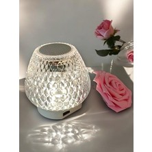 Sayarmarkt Ios Ve Android Uyumlu Şarjlı Hoparlör - G5 Kristal Masa Lambası