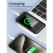 Bellami Dokunmatik Ekranlı Kablosuz Kulaklık – Powerbank Özellikli, El Feneri Özellikli Gürültü Önleyici