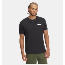 Erkek Ua Lc Strip Logo T-Shirtsiyah