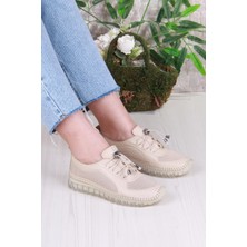 Mehmet Mete 0006-D Anatomik Rahat Yumuşak Hakiki Deri Kadın Ayakkabı