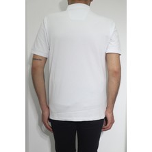 Santa Fistan Store Erkek Desenli Spor Kesim Rahat Kalıp Polo Yaka T-Shirt