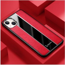 Apple Iphone 14 Uyumlu Kılıf Premium Deri Kılıf Yeşil