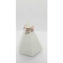 Sallantılı Taş Detay Yüzük