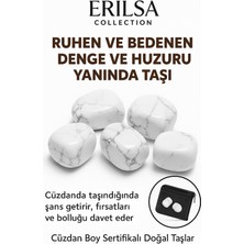 Sertifikalı Cüzdan Boy Havlit Taşı Kütle - Sakinlik ve  Azaltıcı Etki Sağlar