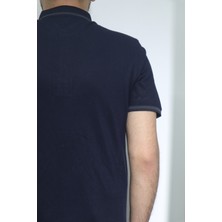 Santa Fistan Store Erkek Düz Spor Kesim Rahat Kalıp Polo Yaka T-Shirt