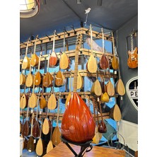Kısa Sap Tam Profesyonel Gitar Burgulu Paduk Bağlama 40 Tekne Jak Girişli