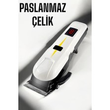 Sayarmarkt HK700  Ergonomik Tasarım, Dijital Gösterge, Dayanıklı Batarya Tıraş Makinesi