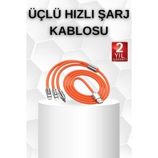 3’lü S219 Hızlı Şarj Kablosu